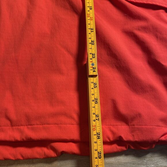 Marmot ‘96 Active Anorak Hooded Jacket Size XL Red Sustainable Water Resistant - Picture 7 of 10